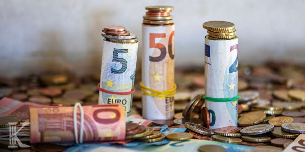 Waluta euro - banknoty i monety