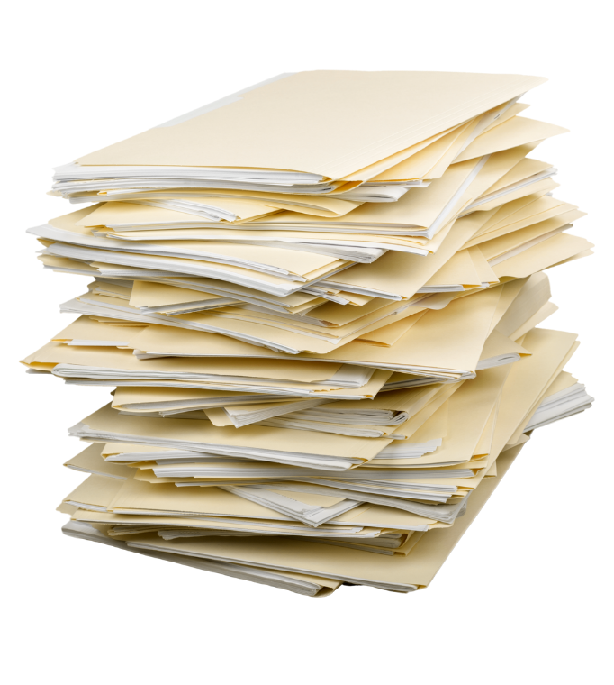 Dokumenty w teczkach