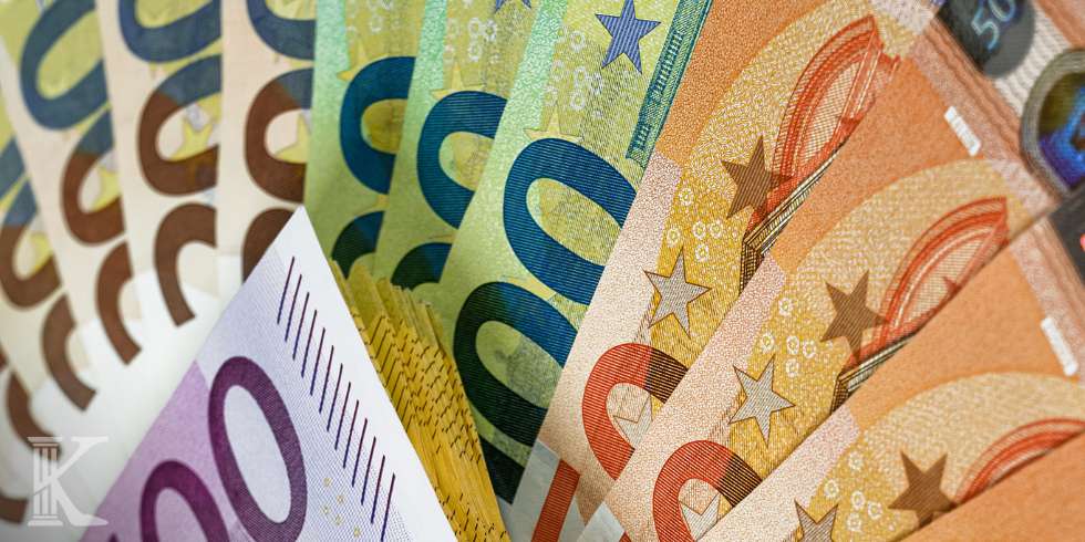 Banknoty w walucie euro