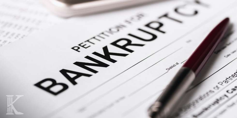 Dokument z wnioskiem o upadłość konsumencką