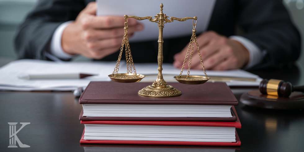 Kodeksy karne i na nich złota waga