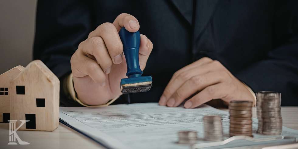 Podbijanie pieczątką formularza kredytowego